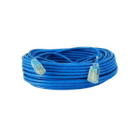 Thumbnail for Coleman Cable Premium All Weather Blue Extension Cord 12/3 SJTW-A 50' | Extension Cords | Gilford Hardware