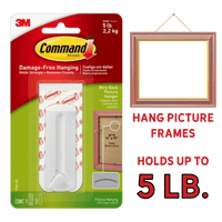 Thumbnail for Command White Wire-Backed Picture Hanger 5 lb. | Hangers | Gilford Hardware & Outdoor Power Equipment