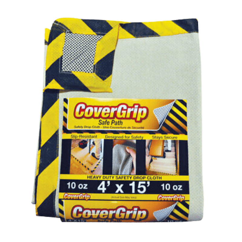 CoverGrip Canvas Drop Cloth 4' X 15' | Gilford Hardware