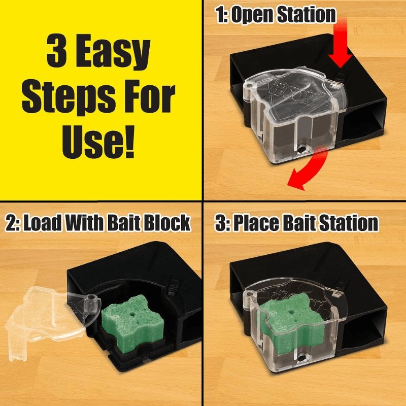 D-Con Bait Station Blocks For Mice 6-Pack. | Gilford Hardware 