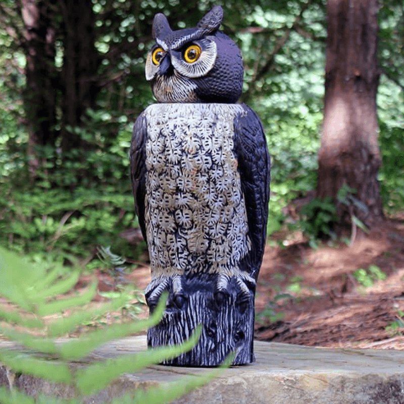 Dalen Natural Enemy Scarecrow Rotating-Head Owl | Gilford Hardware
