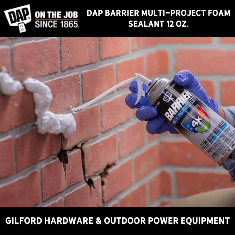DAP Barrier Multi-Project Foam Sealant 12 oz. | Gilford Hardware