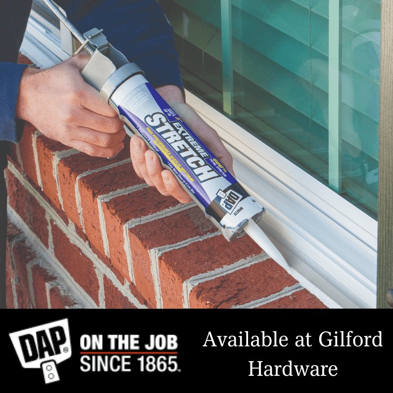 DAP Extreme Stretch Sealant Door, Window, & Trim 10.1 oz. | Hardware Glue & Adhesives | Gilford Hardware