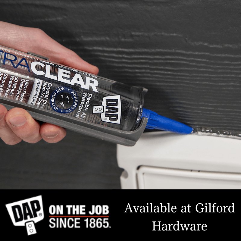 DAP Ultra Clear All Purpose Sealant  | Gilford Hardware 