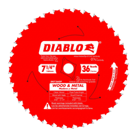 Thumbnail for Diablo Wood & Metal Carbide Saw Blade 7-1/4 in. x 36 Tooth | Gilford Hardware