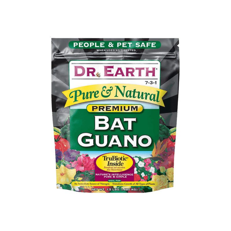 Dr. Earth Pure & Natural Organic Bat Guano 1.5 lb. | Fertilizers | Gilford Hardware & Outdoor Power Equipment