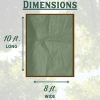 Thumbnail for Foremost Dry Top Multi-Purpose Brown/Green Tarp 8' x 10' | Gilford Hardware