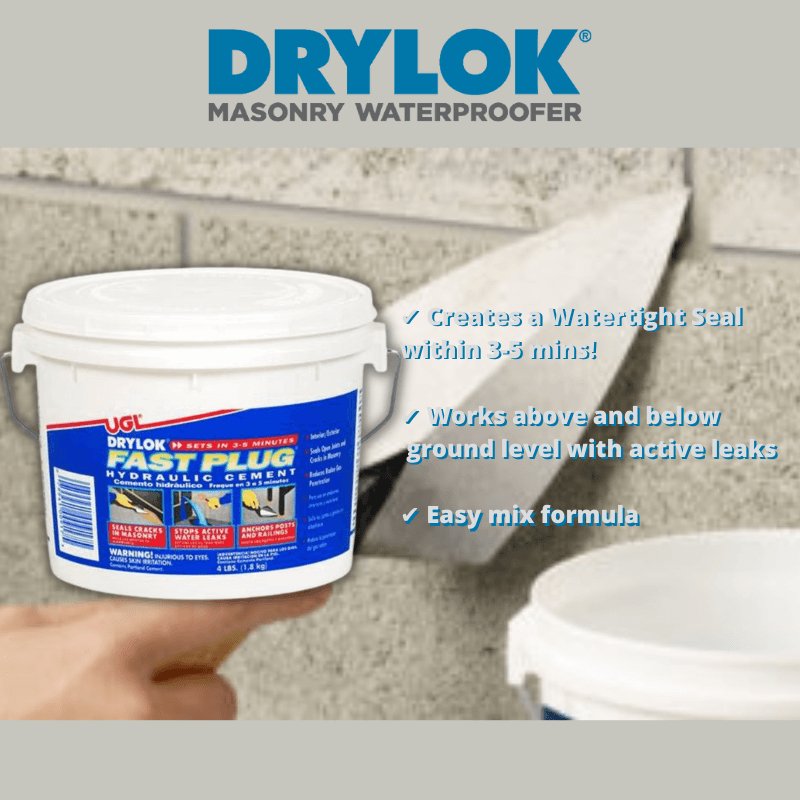 Drylok Fast Plug Hydraulic Cement 4 lb. | Gilford Hardware