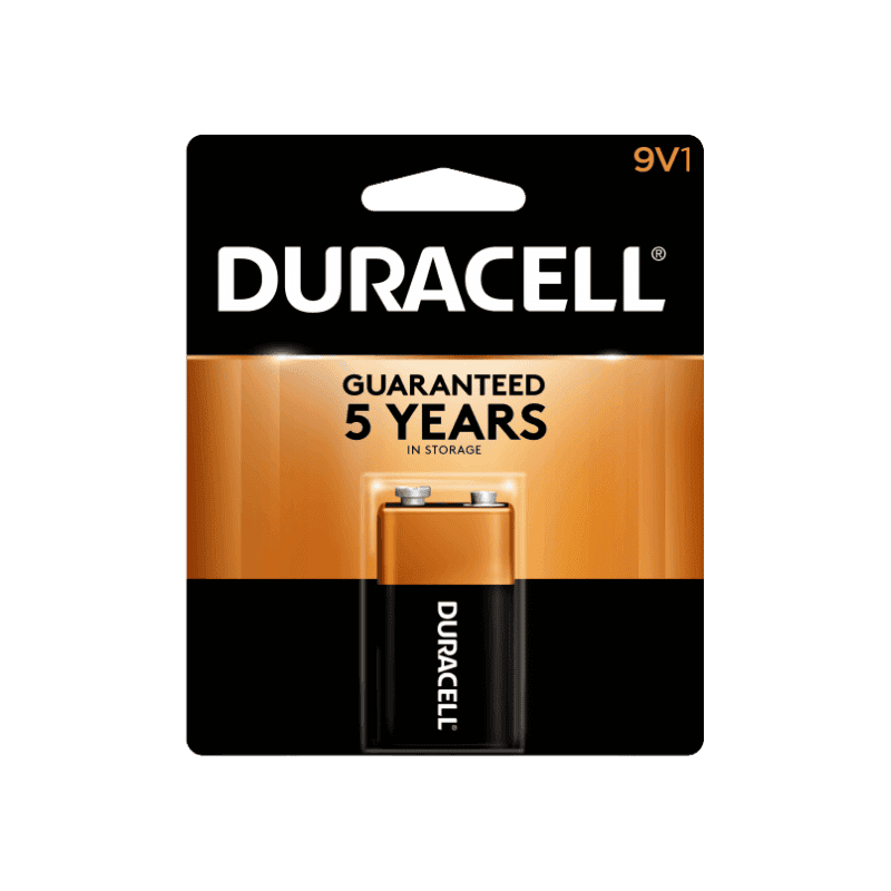 Duracell Coppertop 9-Volt Alkaline Battery | Batteries | Gilford Hardware & Outdoor Power Equipment