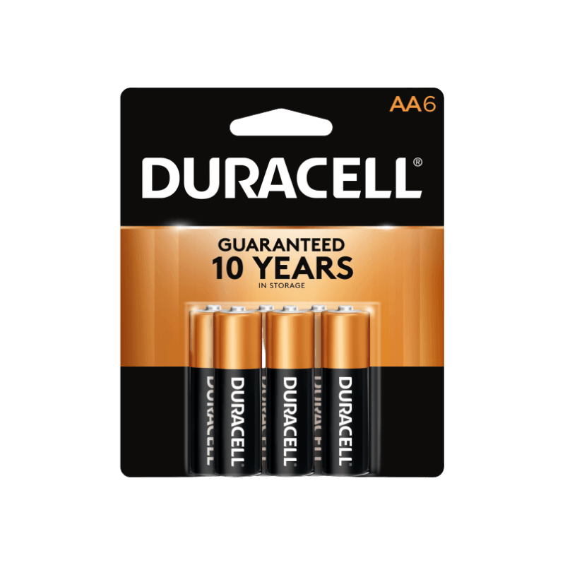 Duracell Coppertop Alkaline Batteries AA 6-Pack. | Batteries | Gilford Hardware & Outdoor Power Equipment