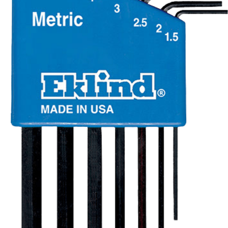 Eklind Short Arm Hex L-Key Set Metric 7-pack. | Hand Tool Sets | Gilford Hardware