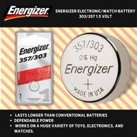 Thumbnail for Energizer Electronic/Watch Battery 303/357 1.5 volt | Batteries | Gilford Hardware