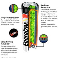 Thumbnail for Energizer MAX AA Alkaline Batteries 4-Pack. | Gilford Hardware 