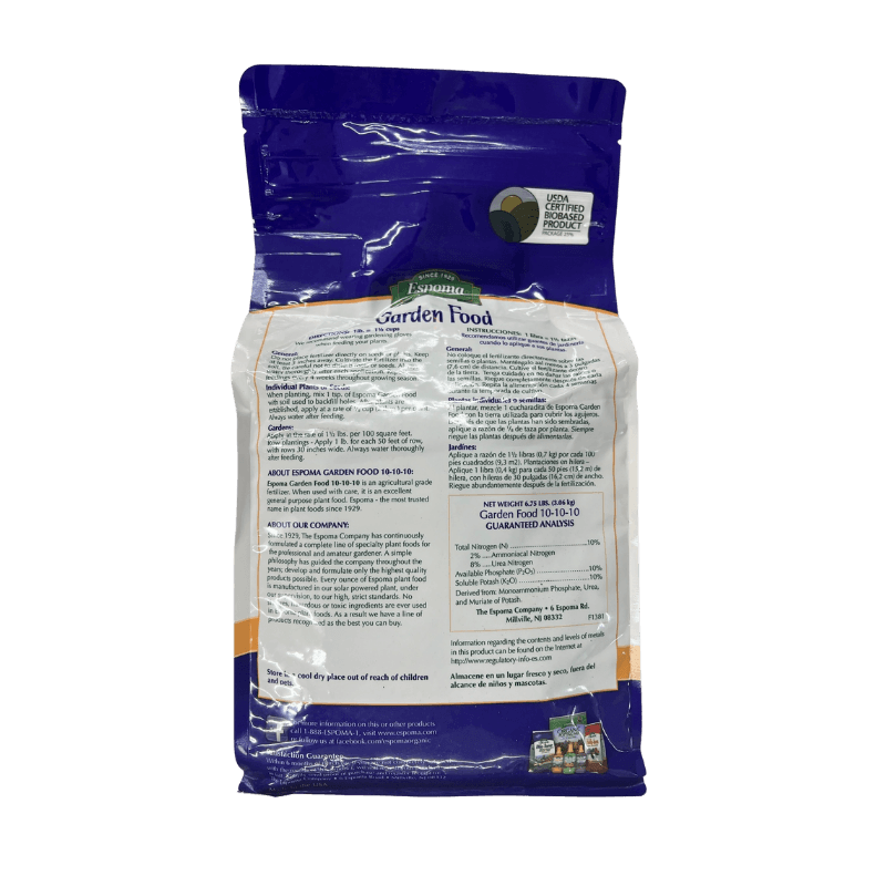 Espoma Garden Granules Plant Food 6.75 lb. | Gilford Hardware 