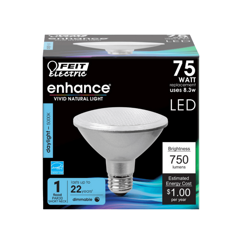 Feit Electric Enhance PAR30 E26 (Medium) LED Bulb Daylight 75 Watt Equivalence | LED Light Bulbs | Gilford Hardware & Outdoor Power Equipment