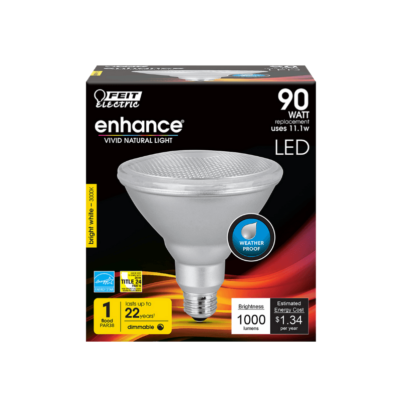 Feit Electric PAR38 E26 (Medium) LED Bulb Bright White 90 Watt Equivalence | Lighting | Gilford Hardware & Outdoor Power Equipment