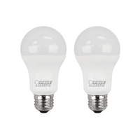 Thumbnail for FEIT LED Bulb Daylight Medium A19 E26 100 Watt 2-Pack. | LED Light Bulbs | Gilford Hardware & Outdoor Power Equipment