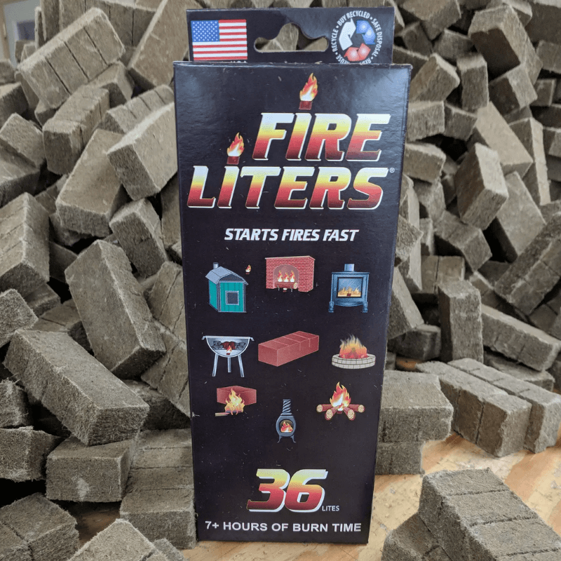 Fire Liters Wood Fiber Fire Starter 36-Pack. | Gilford Hardware 