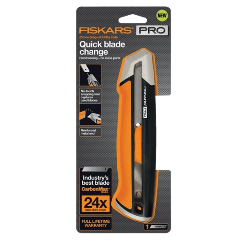 Fiskars Pro Snap-off Utility Knife | Utility Knives | Gilford Hardware & Outdoor Power Equipment