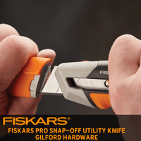 Thumbnail for Fiskars Pro Snap-off Utility Knife | Utility Knives | Gilford Hardware & Outdoor Power Equipment