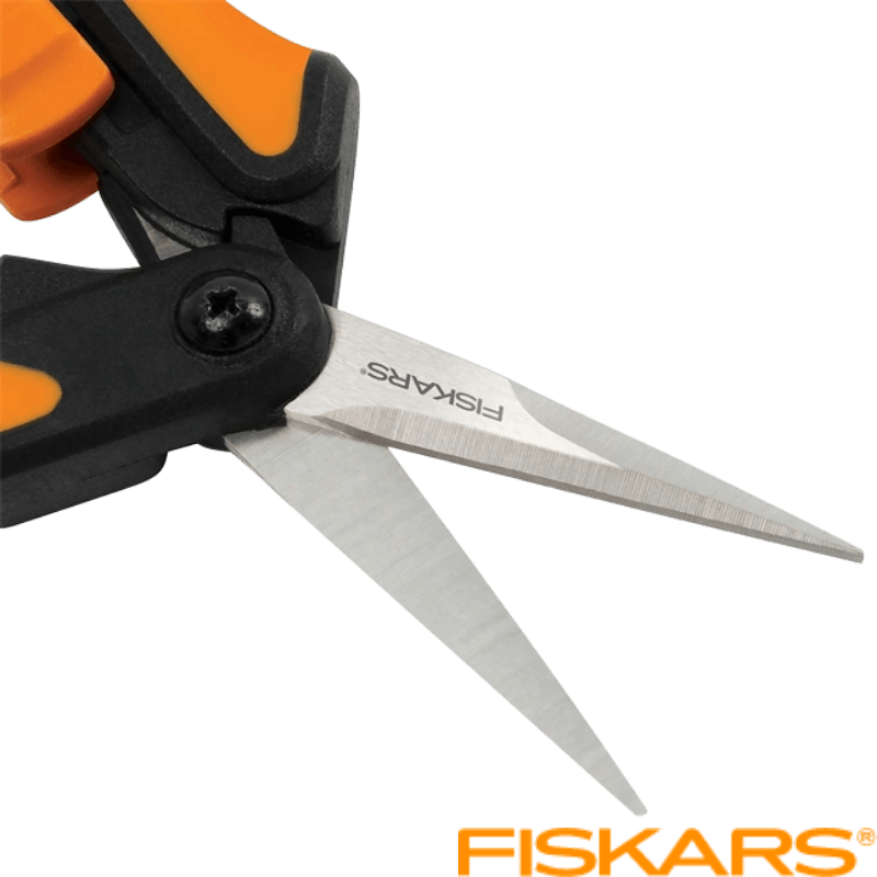 Fiskars Softgrip Micro-Tip Snips Stainless Steel | Gilford Hardware