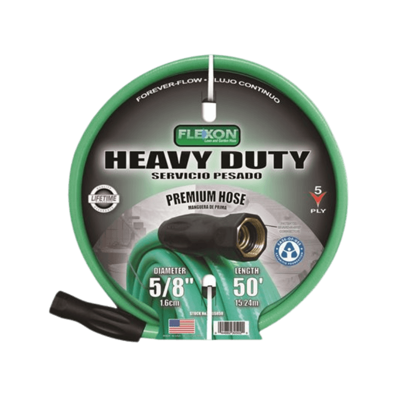 Flexon Garden Hose Heavy-Duty  5/8" x 50' | Gilford Hardware