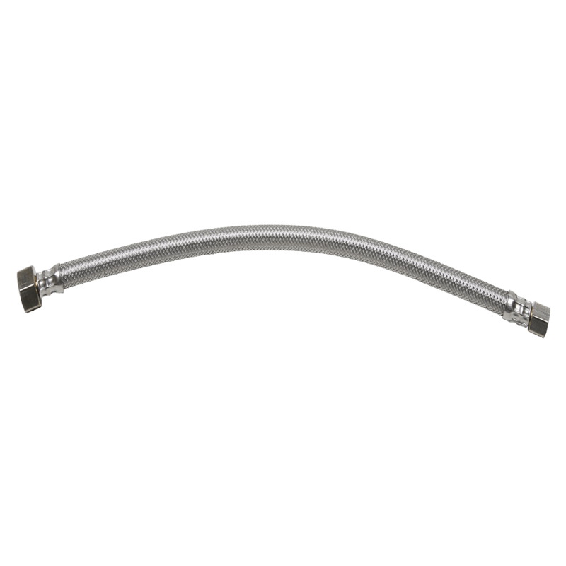 Fluidmaster Stainless Steel Toilet Supply Line 3/8" x 1/2" x 16" | Plumbing Hoses & Supply Lines | Gilford Hardware