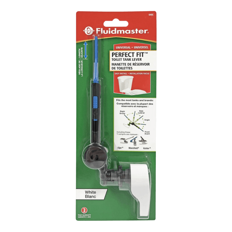 Fluidmaster Universal Perfect Fit Plastic Tank Lever | Toilet Tank Levers | Gilford Hardware & Outdoor Power Equipment