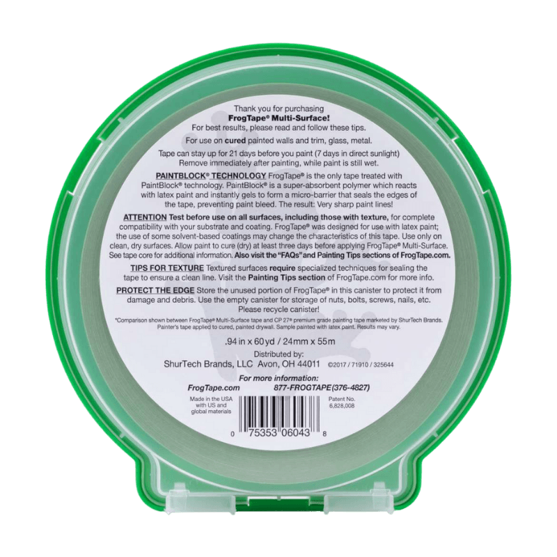 FrogTape Multi-Surface Painter's Tape Medium Strength .094 in x 60 yds. | Hardware Tape | Gilford Hardware & Outdoor Power Equipment