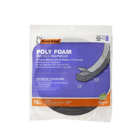 Thumbnail for Frost King White Poly Foam Weather Stripping Tape For Doors and Windows 17' X 3/8