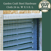 Thumbnail for Garden Craft Steel Hardware Cloth 24 in. W X 5 ft. L | Fence Panels | Gilford Hardware & Outdoor Power Equipment