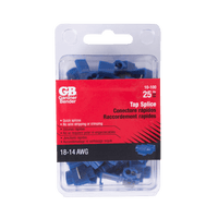 Thumbnail for Gardner Bender Tap Splice Connector Blue 16-14 Ga. 25-Pack. | Electrical Supplies | Gilford Hardware & Outdoor Power Equipment