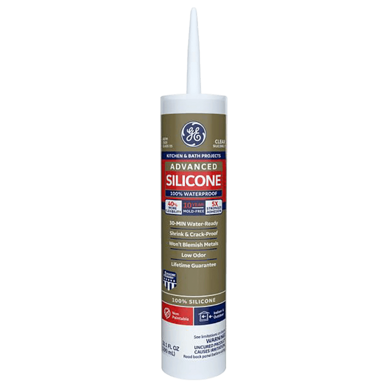 GE Advanced Clear Silicone K&B Caulk Sealant 10.1 oz. | Hardware Glue & Adhesives | Gilford Hardware & Outdoor Power Equipment