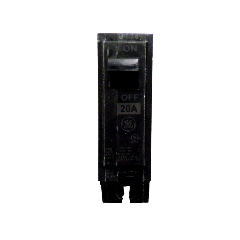 GE Standard Single Pole Circuit Breaker Q-Line 20 amps | Circuit Breaker Panels | Gilford Hardware & Outdoor Power Equipment