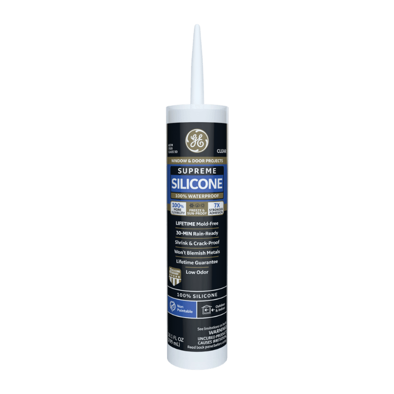 GE Supreme Silicone Window and Door Sealant 10.1 oz. | Hardware Glue & Adhesives | Gilford Hardware & Outdoor Power Equipment