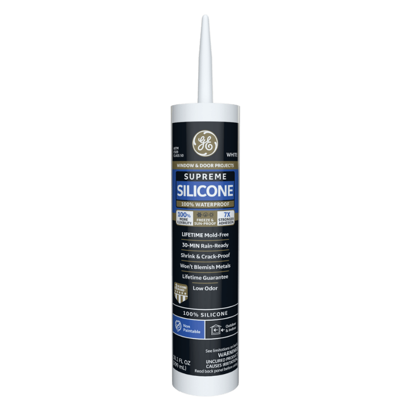 GE Supreme Silicone Window and Door Sealant 10.1 oz. | Hardware Glue & Adhesives | Gilford Hardware & Outdoor Power Equipment