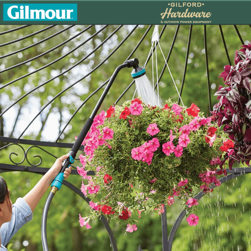 Gilmour 5-Pattern Swivel Connect Adjustable Watering Wand 34" | Garden Hose Spray Nozzles | Gilford Hardware