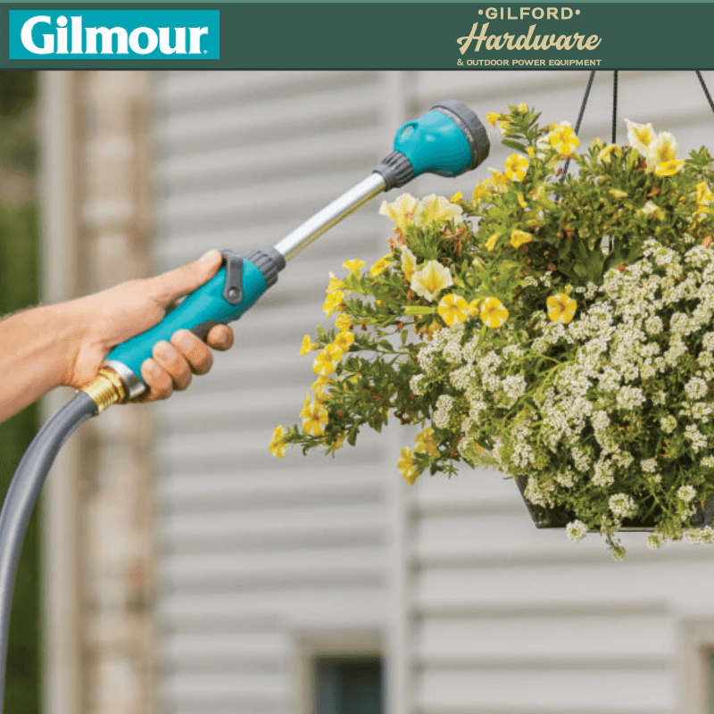 Gilmour 8-Pattern Thumb Control Watering Wand 15.25" | Garden Hose Spray Nozzles | Gilford Hardware & Outdoor Power Equipment