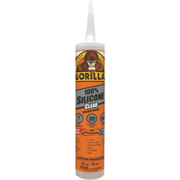 Thumbnail for Gorilla 100% Silicone Sealant & Caulking Clear 10 oz. | Hardware Glue & Adhesives | Gilford Hardware & Outdoor Power Equipment