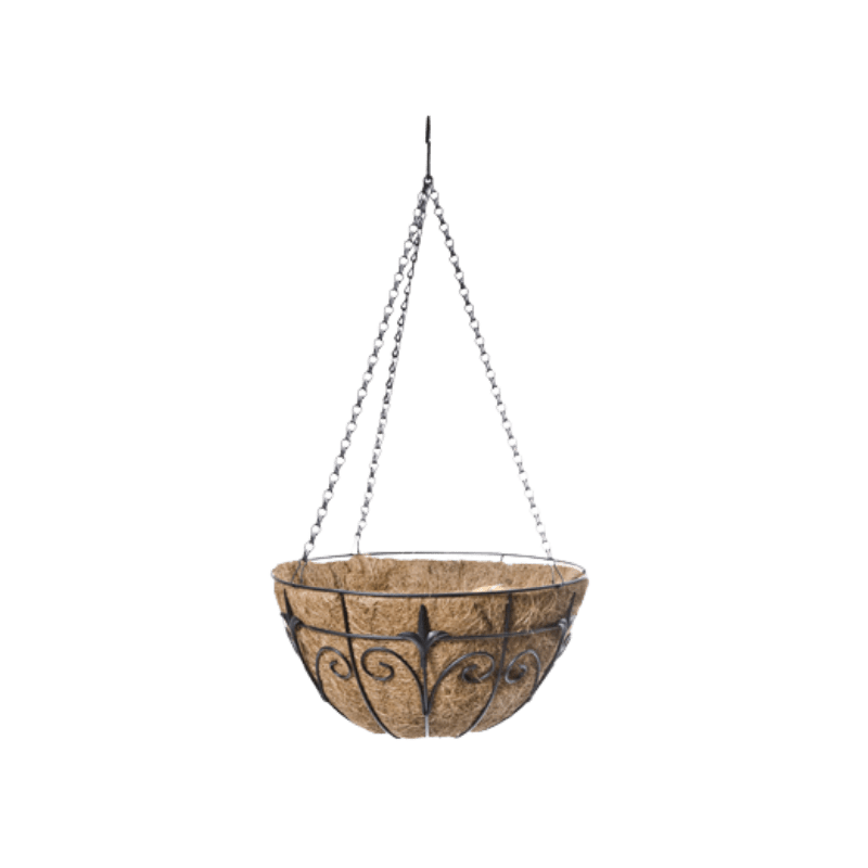Green Thumb Hanging Cocoa Shell Liner Plant Basket | Pots & Planters | Gilford Hardware