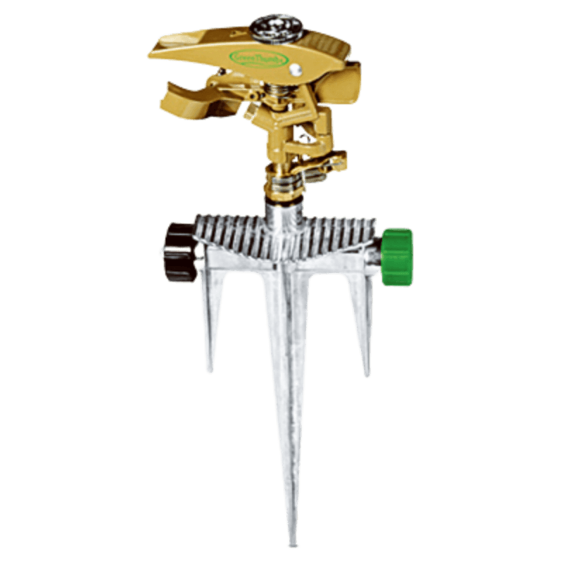 Green Thumb Metal Pulsating Spike Sprinkler | Sprinklers & Sprinkler Heads | Gilford Hardware & Outdoor Power Equipment