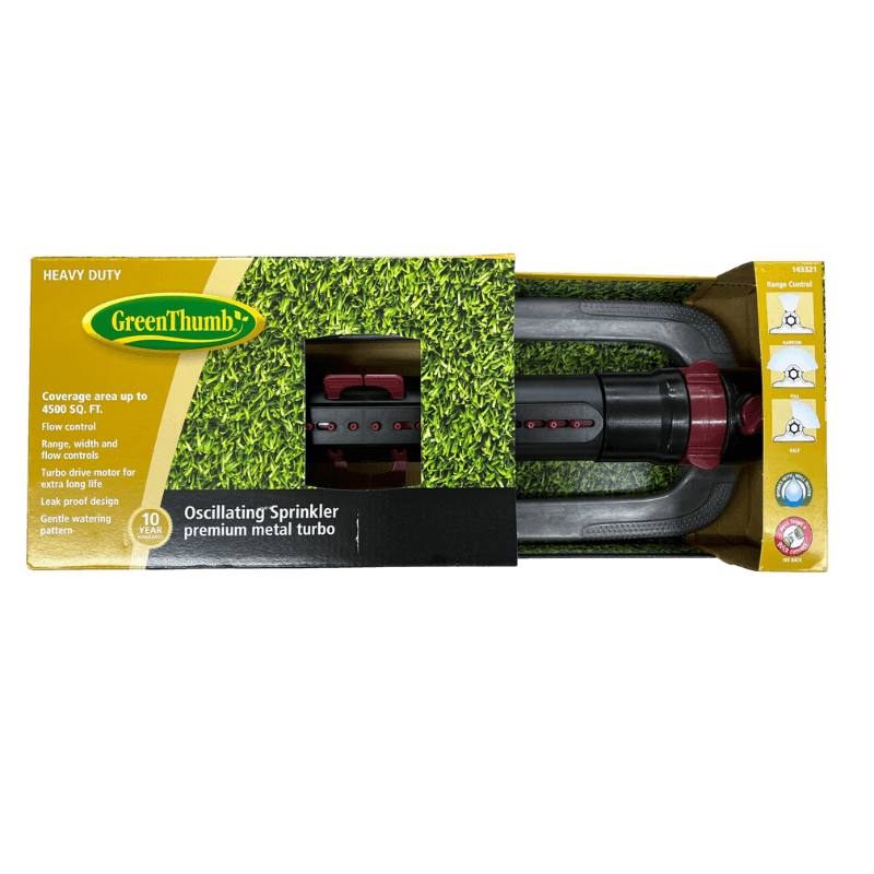 Green Thumb Oscillating Metal Sprinkler | Gilford Hardware 