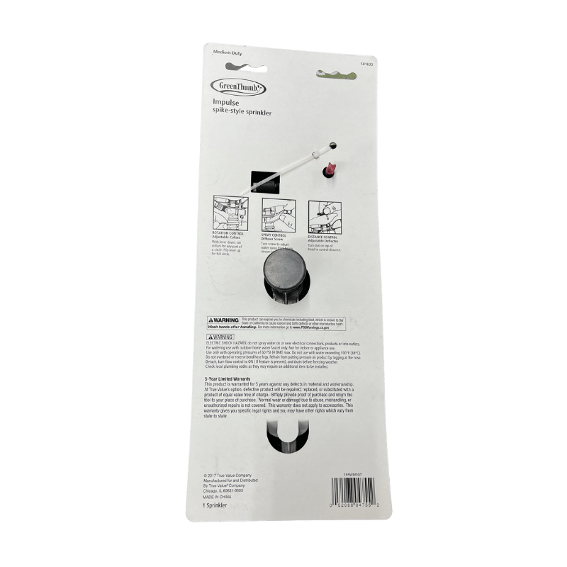 Green Thumb Poly Impulse Sprinkler | Gilford Hardware 