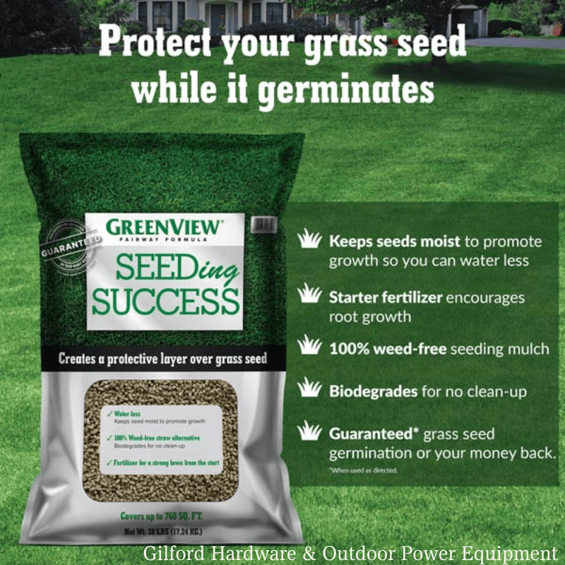 GreenView Seeding Success Grass Seed Protector 18 lb. | Seeds & Seed Tape | Gilford Hardware & Outdoor Power Equipment