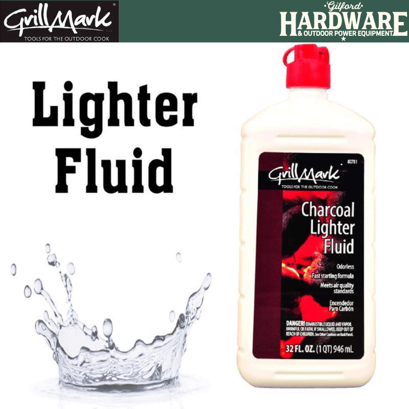 GrillMark Charcoal Lighter Fluid 32 oz. | Lighter Fluid | Gilford Hardware