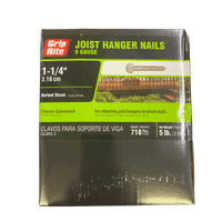 Thumbnail for Grip-Rite Round Joist Hanger Nail Hot-Dipped Galvanized Steel 1-1/4 in. 5 lb. | Gilford Hardware 