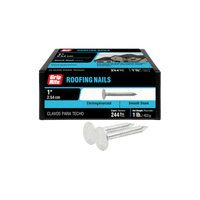 Thumbnail for Grip-Rite Flat Roofing Nail Electro-Galvanized 1 in. 1 lb. | Nails | Gilford Hardware & Outdoor Power Equipment