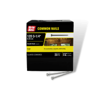 Thumbnail for Grip-Rite Common Bright Steel Nail Flat 12D 3-1/4 in. 5 lb. | Gilford Hardware