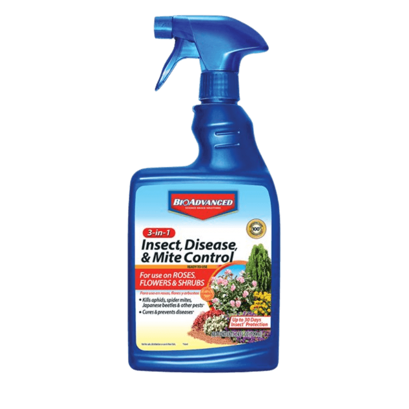 BioAdvanced 3-in-1 Insect, Disease & Mite Control Spray 24 oz. | Lawn & Garden | Gilford Hardware & Outdoor Power Equipment