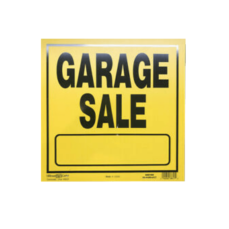  Hillman Garage Sale Sign 11" x 11"  | Gilford Hardware 